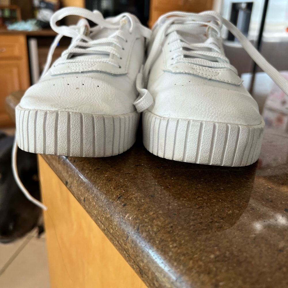 Puma Carina 2.0 White Low-Top  Sneakers Women’s 9.5 - Picture 7 of 14